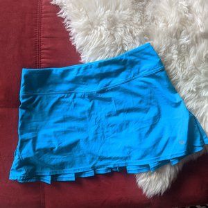 Lululemon Pace Setter style skort, blue size 4